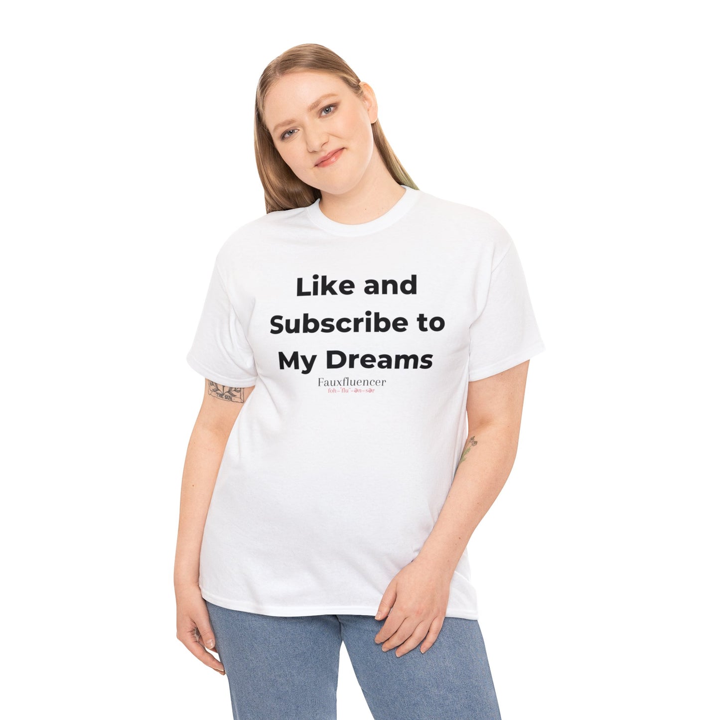 Like and Subscribe to My Dreams | Heavy Cotton Tee